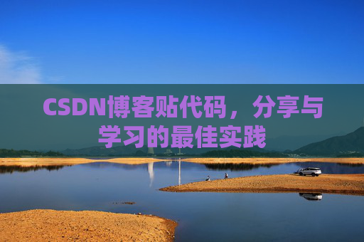 CSDN博客贴代码，分享与学习的最佳实践